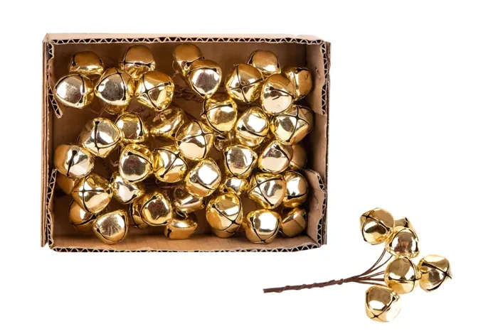 Campanelle Pick 96 Pezzi H2,5 cm Oro - immagine 2