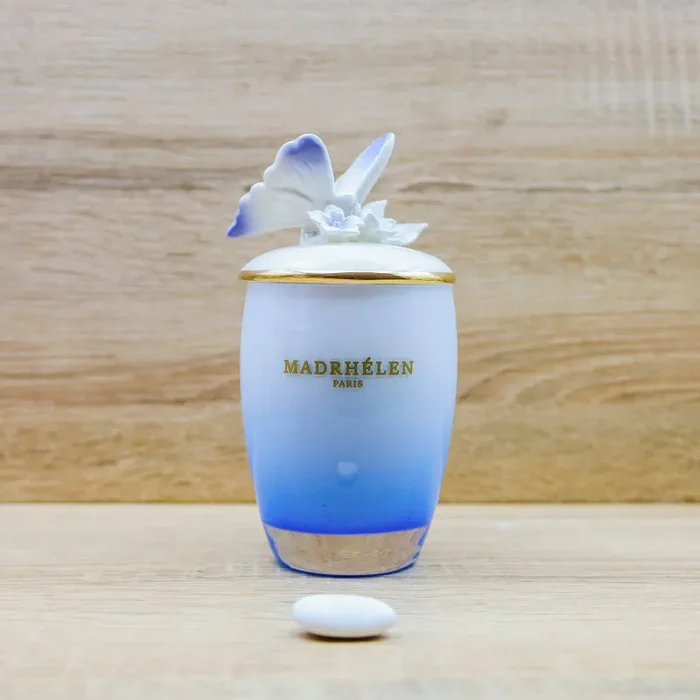 Candela Celeste con Farfalla “Linea Papillon” Madrhèlen