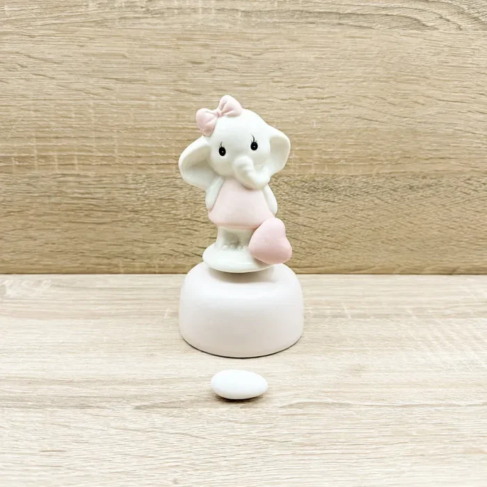 Carillon Elefantino Rosa Claraluna