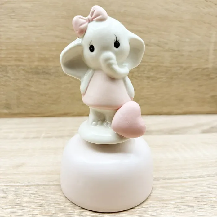 Carillon Elefantino Rosa Claraluna - immagine 2
