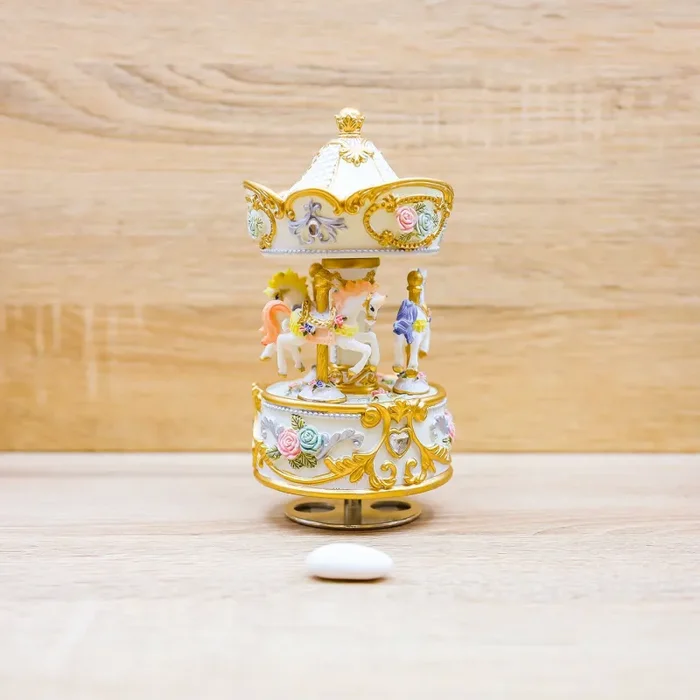 Carillon Giostra Bianco Encantada