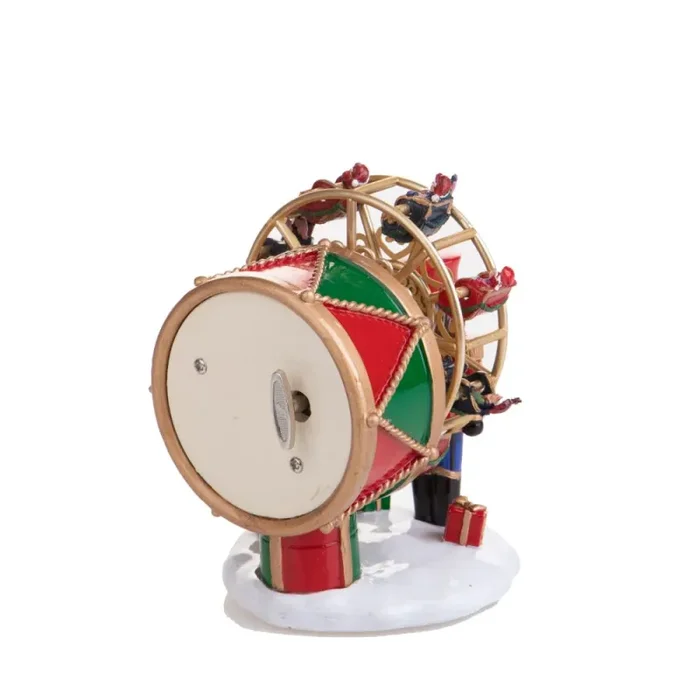 Carillon Natalizio Schiaccianoci 14 cm in Resina - immagine 3