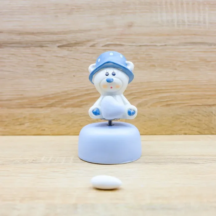 Carillon Orsetto Baby Celeste Claraluna