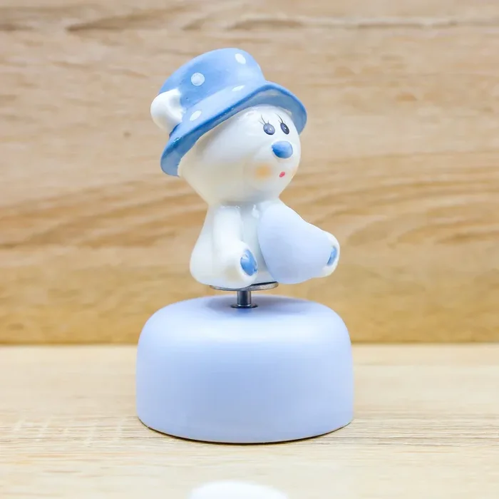 Carillon Orsetto Baby Celeste Claraluna - immagine 3