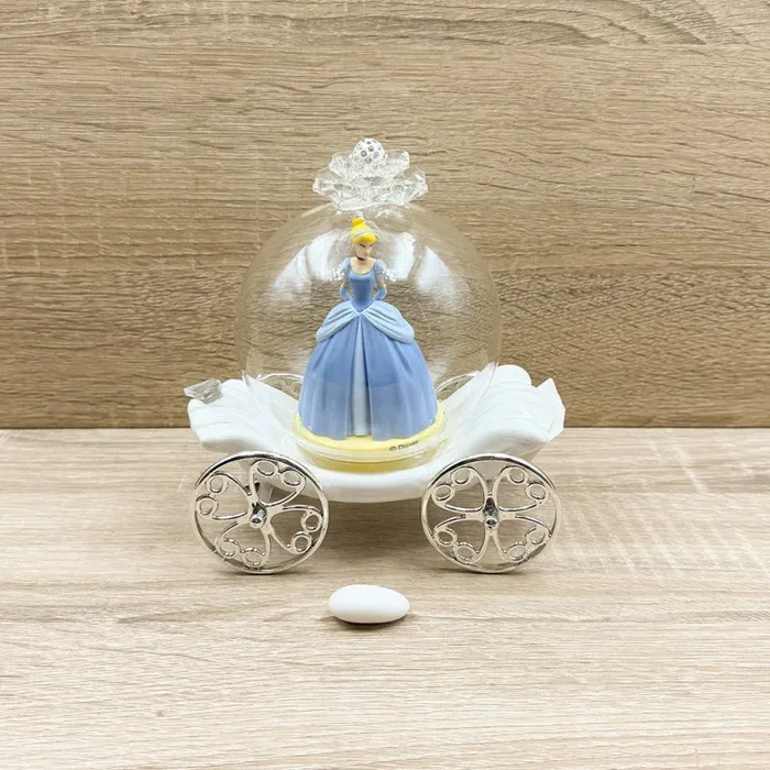 Carrozza con Campana Cenerentola Disney Orchidea Bomboniere