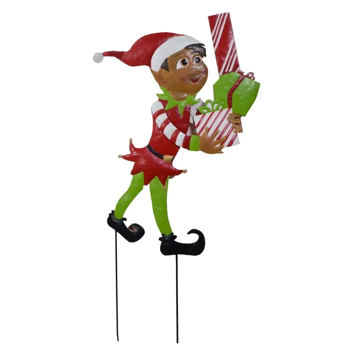 Cartello in Metallo elfo cm 45×0,5xh91