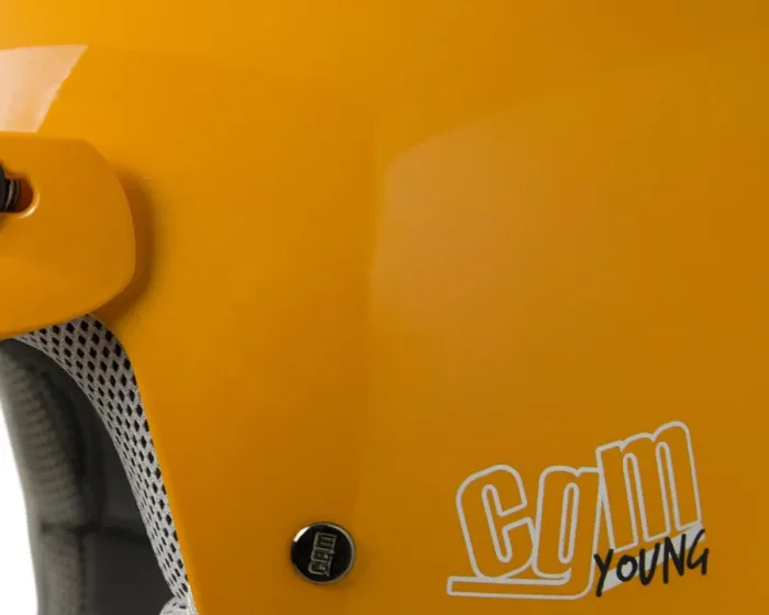 Casco Demi-Jet per Bambini con Frontino CGM Cuba Smile 204S Arancione - immagine 3