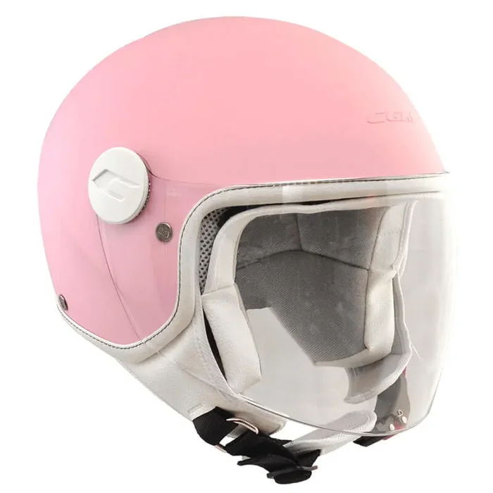 Casco Demi-Jet per Bambini Visiera Lunga CGM Magic Smile 205S Rosa Opaco Varie Misure Sconti - immagine 2