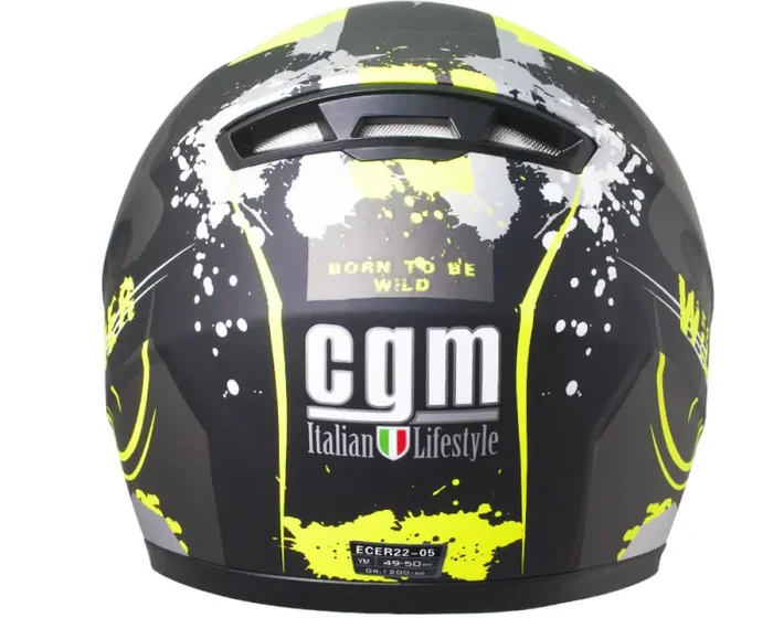 Casco Integrale per Bambini Visiera Lunga CGM Wild 215G Nero Opaco - immagine 2