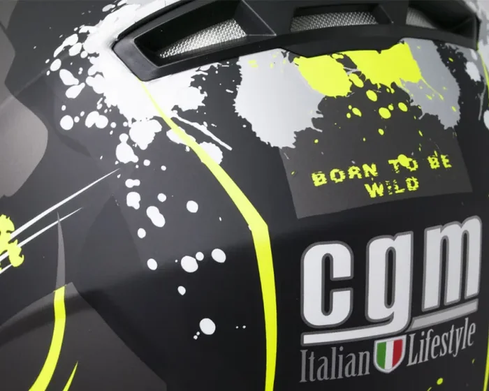 Casco Integrale per Bambini Visiera Lunga CGM Wild 215G Nero Opaco - immagine 3