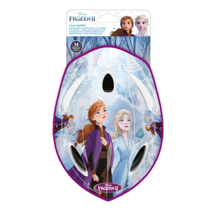 Casco per Bambina Misura 52-56 cm con Fori di Aerazione con Licenza Disney Frozen - immagine 2