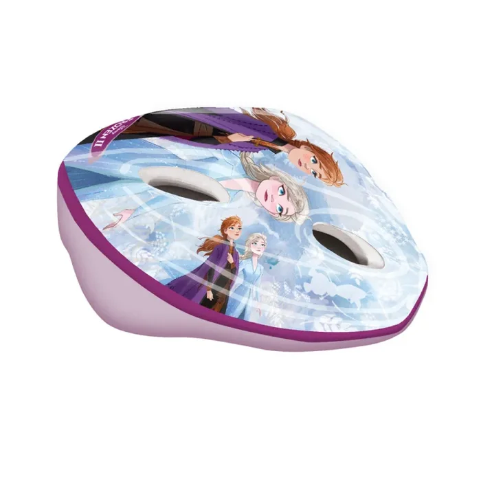 Casco per Bambina Misura 52-56 cm con Fori di Aerazione con Licenza Disney Frozen - immagine 3