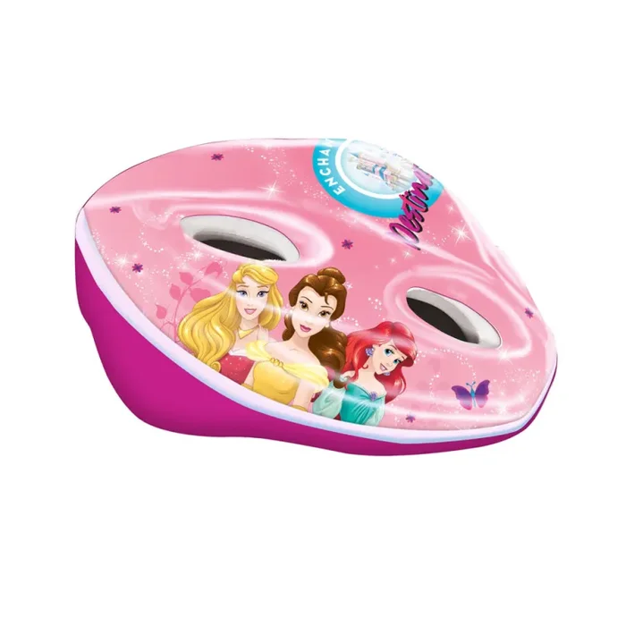 Casco per Bambina Misura 52-56 cm con Fori di Aerazione con Licenza Disney Princess - immagine 3