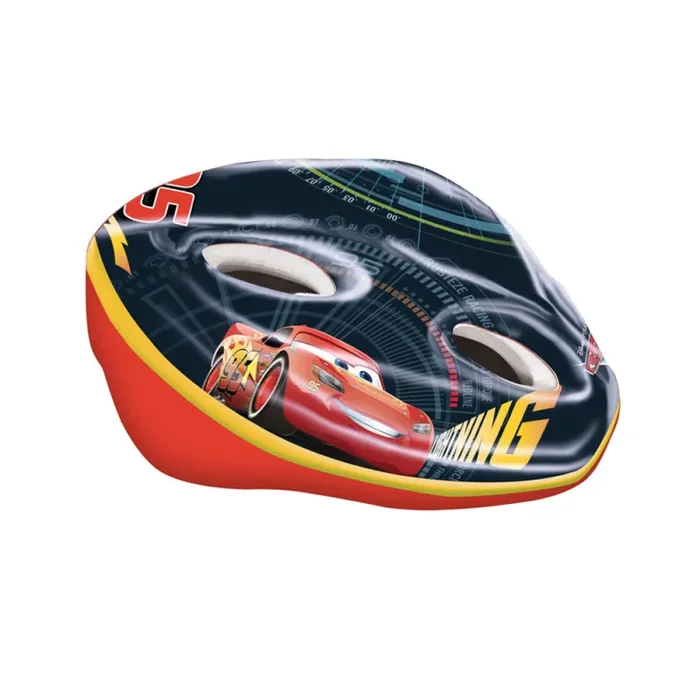 Casco per Bambino Misura 52-56 cm con Fori di Aerazione con Licenza Disney Cars - immagine 3