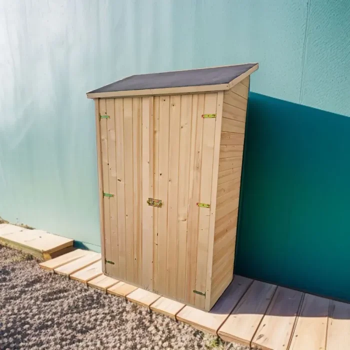 Casetta Box da Giardino 1,2×0,6 m con Pavimento in Legno Picea Massello 16mm Eden - immagine 2