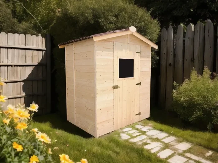 Casetta Box da Giardino 1,6×1,2 m con Pavimento in Legno Picea Massello 16mm Eden - immagine 3