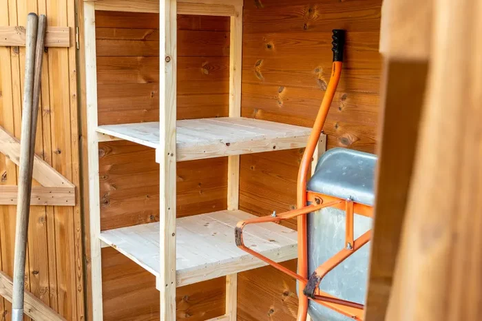 Casetta Box da Giardino 1,63×0,66 m con Pavimento in Legno di Abete 19mm Theora - immagine 3