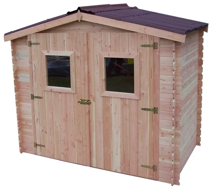 Casetta Box da Giardino 2,35×2,15 m Senza Pavimento in Legno Douglas 28mm Dublin - immagine 3