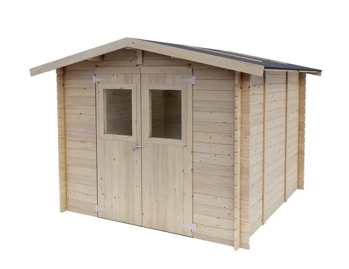 Casetta Box da Giardino 249x249x180-204A cm Bh25 Forrest in Legno di Abete PEFC