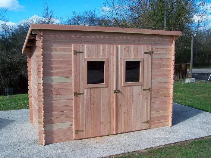 Casetta Box da Giardino 3×1,65 m Senza Pavimento in Legno Douglas 20mm Dalmat - immagine 2