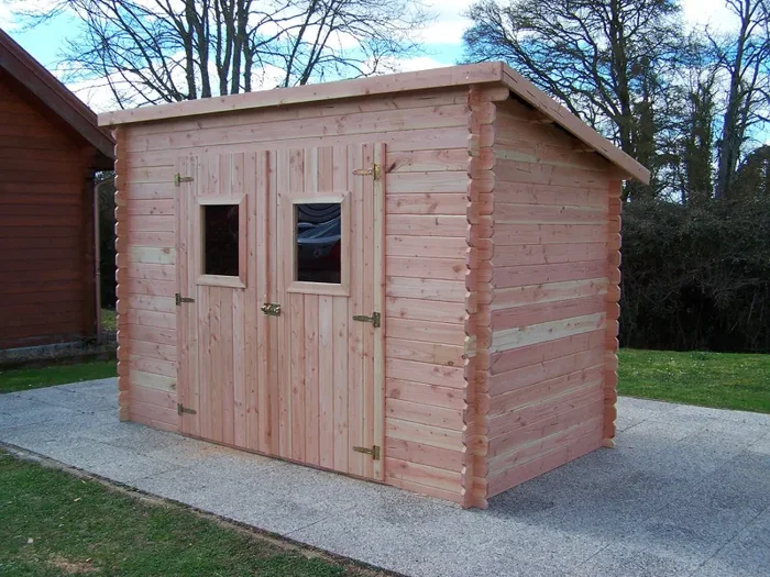 Casetta Box da Giardino 3×1,65 m Senza Pavimento in Legno Douglas 20mm Dalmat - immagine 3