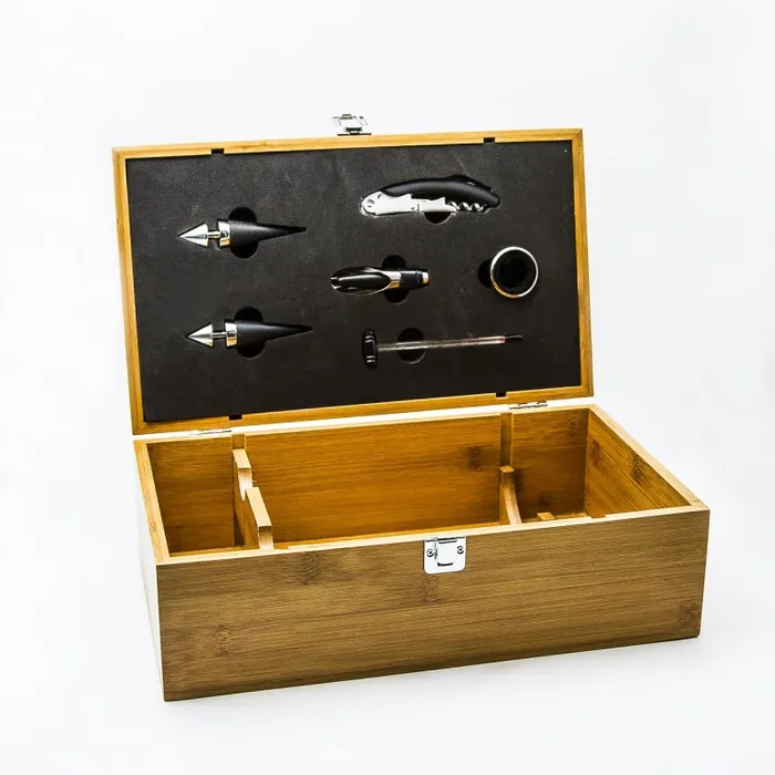 Cassa per 2 Bottiglie e Cavatappi Renoir Fornitura