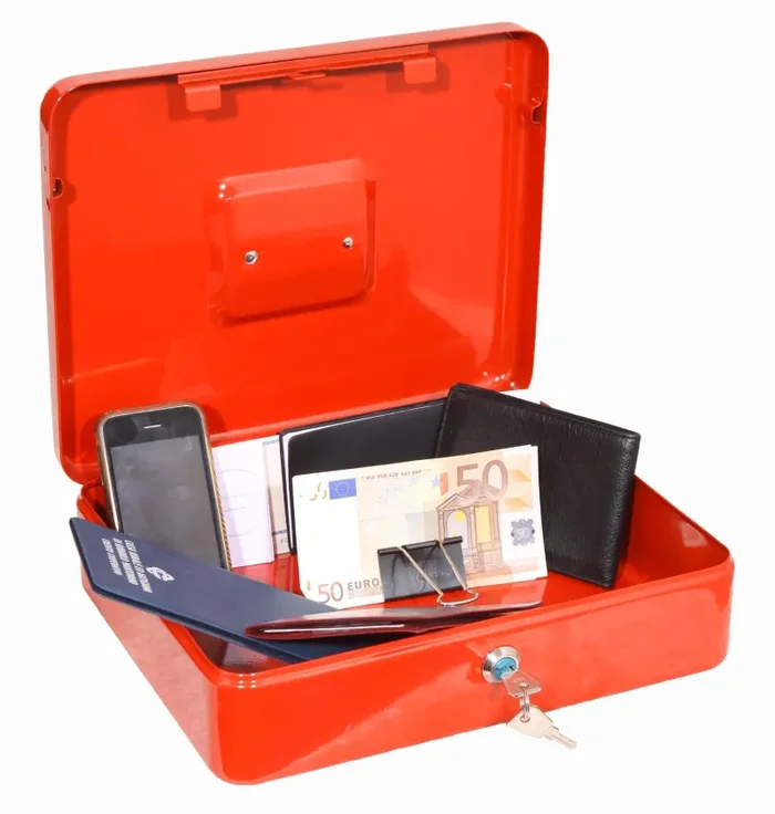 Cassetta di Sicurezza Portavalori con Chiave 20x16x9cm Bauer - immagine 3