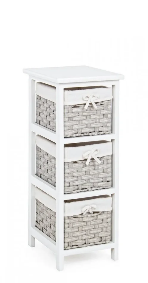 Cassettiera 3 Cassetti Livigno 25×29 in Legno Saldi