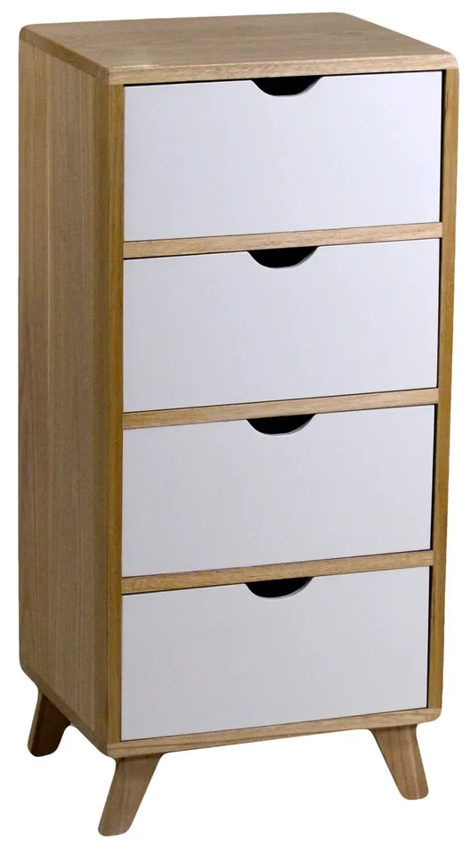 Cassettiera 4 Cassetti in Legno Cordova In saldo