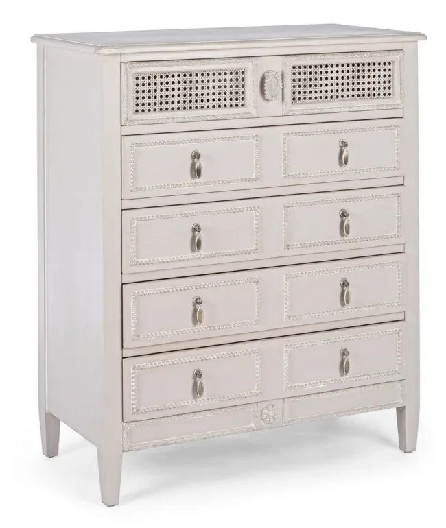 Cassettiera 5 Cassetti Eunice in Legno