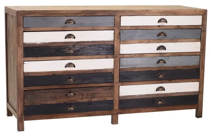 Cassettiera in Legno di Cedro 14 Cassetti Fornitura