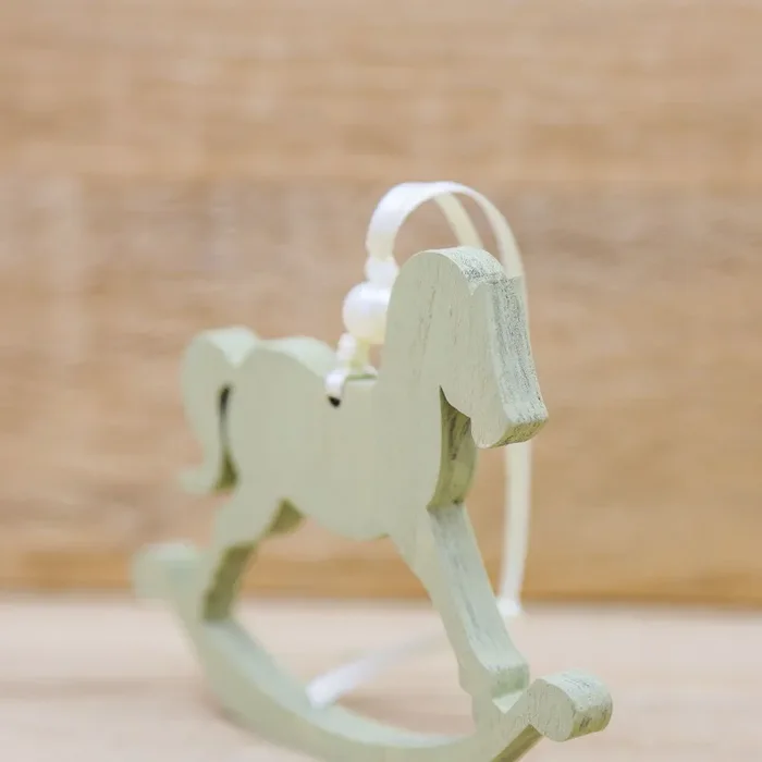 Cavallo a Dondolo Verde Beccalli for Life - immagine 3