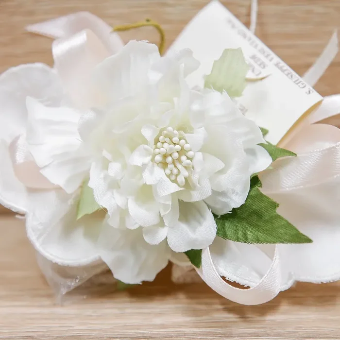 Centrino Piccolo Segnaposto con Fiore - immagine 2