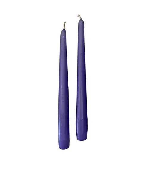 Cereria Di Giorgio Candele Coniche D 2,2 Cm H 30 Cm 12 Pz Lavanda