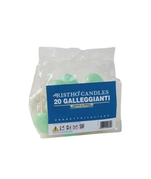 Cereria Di Giorgio Candele Galleggianti Ø 4,5 cm H. 2,7 cm (20 pz) – Acqua Online