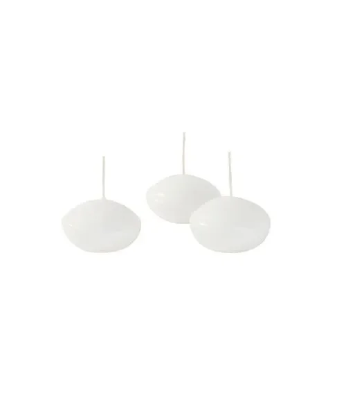 Cereria Di Giorgio Candele Galleggianti Ø 4,5 cm H. 2,7 cm (20 pz) – Bianco Vendita online - immagine 2