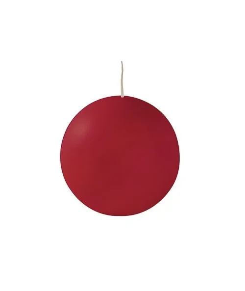 Cereria Di Giorgio Candele sfera Ø 10 cm (4pz) – Rosso