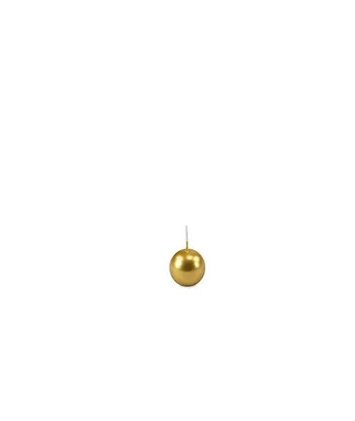 Cereria Di Giorgio Candele sfera Ø 3 cm (20 pz) – Oro