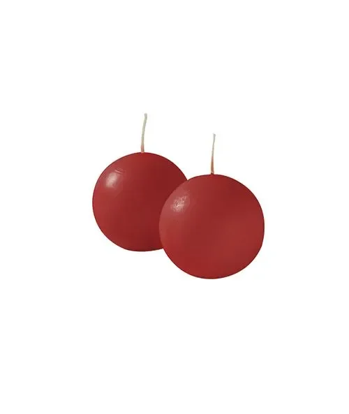 Cereria Di Giorgio Candele Sfera Ø 6 cm (6 pz) – Rosso