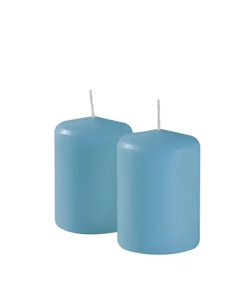 Cereria Di Giorgio Ceri Ø 7 cm H. 10 cm (4 pz) – Celeste Bebé