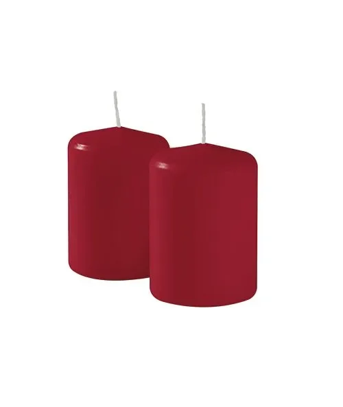 Cereria Di Giorgio Ceri Ø 7 cm H. 10 cm (4 pz) – Rosso