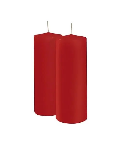 Cereria Di Giorgio Ceri Ø 7 cm H. 20 cm (2 pz) – Rosso