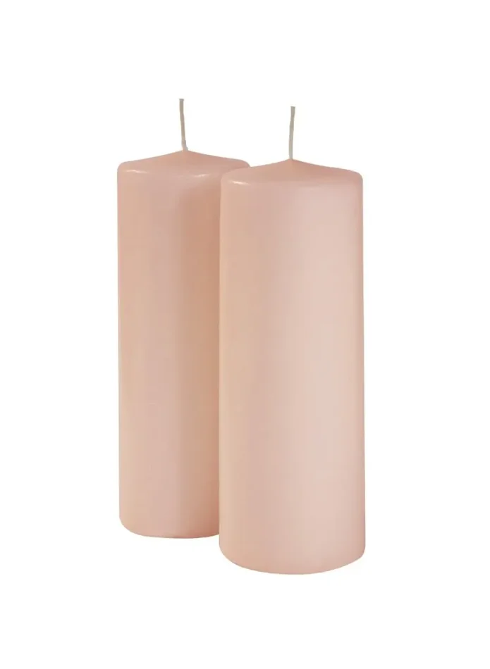 Cereria Di Giorgio Cero D 7 Cm H 20 Cm Cipria 2 Pz Fornitura