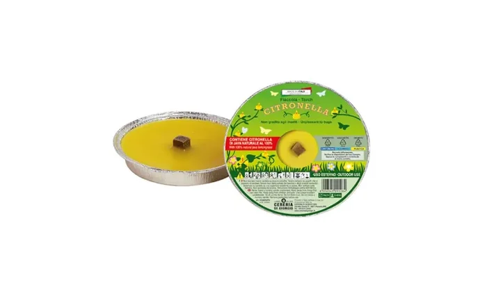 Cereria Di Giorgio Fiaccola Alluminio D 11 Cm Citronella