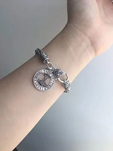 Charm ciondolo a forma di martello Thor Hammer Mjolnir Viking amuleto… - immagine 2