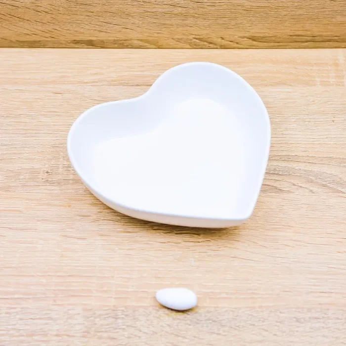 Ciotola Cuore Bianca Claraluna Moda - immagine 2