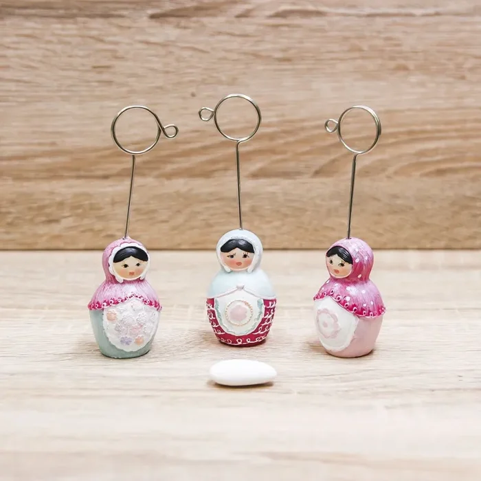 Clip Portafoto Matrioska Mandorle by Paben