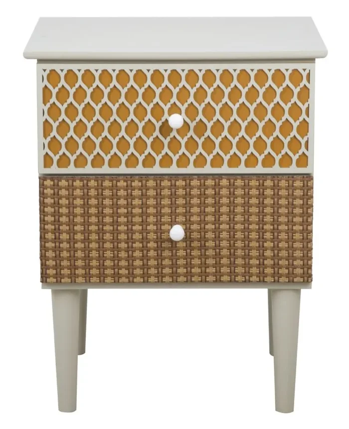 Comodino Aunt 43,5x38x55,5 cm MDF Fornitura - immagine 2