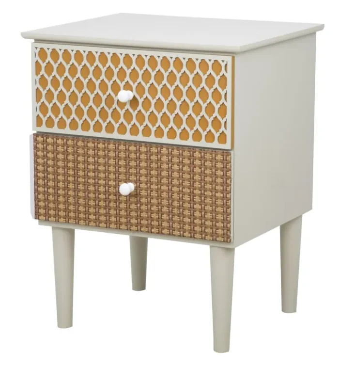 Comodino Aunt 43,5x38x55,5 cm MDF Fornitura - immagine 3