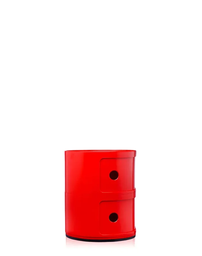 COMPONIBILE 2 ELEMENTI ROSSO LUCIDO Saldi - immagine 3